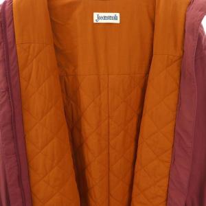 JOCOMOMOLA ヒート中綿ベンチコート 42 パープルブラウン オレンジブラウン /DO OS