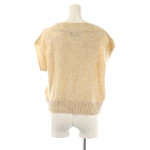 JOCOMOMOLA シカさんモチーフニットベスト 40 キナリ マルチカラー /DO OS