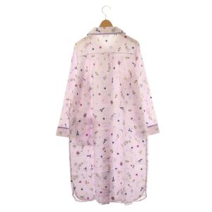 tsumori chisato SLEEP ルームウェア 総柄 ワンピース ロング 長袖 M ピンク /HK OS