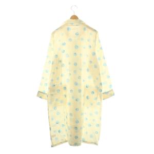 tsumori chisato SLEEP ルームウェア 総柄 ワンピース ロング 長袖 M アイボリー /HK OS