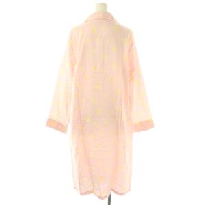 tsumori chisato SLEEP ルームウェア 総柄 ワンピース ロング 長袖 M ピンク /HK OS
