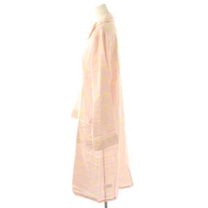 tsumori chisato SLEEP ルームウェア 総柄 ワンピース ロング 長袖 M ピンク /HK OS