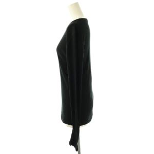 EVERYDAY I LIKE 24SS テレコ ロングスリーブ プルオーバー カットソー 長袖 ブラック /HK OS