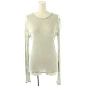 24SS テレコ ロングスリーブ プルオーバー カットソー 長袖 グレー /HK OS