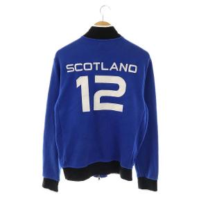 POLO RALPH LAUREN ビッグポニートラックジャケット ブルゾン スウェット M ブルー ホワイト ブラック /ES OS
