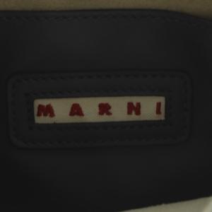 MARNI ショルダーバッグ ワンショルダー 斜め掛け バイカラー レザー ブラック グレー /YO21