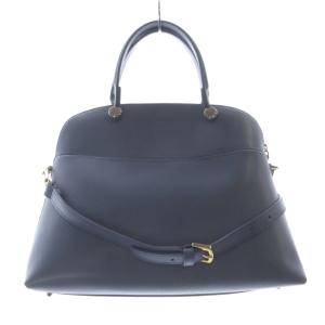 FURLA PIPER 2WAY ショルダーバッグ ハンドバッグ レザー 青 ブルー G5996 /SR