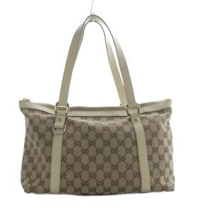 アビー GGキャンバス トートバッグ ベージュ 141470