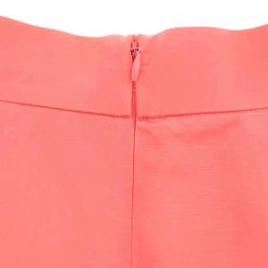 ANAYI 24SS トリアセグログランフレア スカート ミモレ ロング 36 ピンク /AT OS