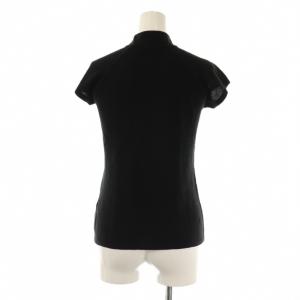 VIVIENNE TAM チャイナシャツ カットソー ニット フレンチスリーブ 0 ブラック /HK OS