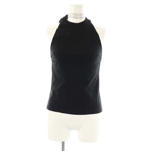 パワーネット チョーカー付き ノースリーブプルオーバー カットソー 0 ブラック /DF OS