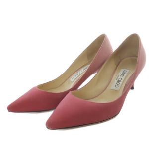JIMMY CHOO ROMY60 グラデーション パンプス ピンヒール スエード 36.5 ピンク /YO21