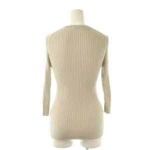 L'Appartement 25SS COTTON RIB KNIT ニット セーター プルオーバー ライトグレー /DF OS
