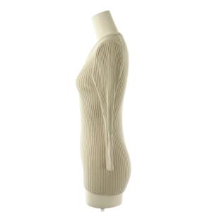 L'Appartement 25SS COTTON RIB KNIT ニット セーター プルオーバー ライトグレー /DF OS