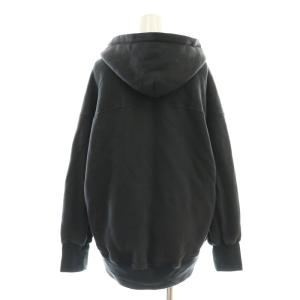 AMERICANA 裏起毛ジップアップフーディー パーカー スウェット チャコール /ES OS