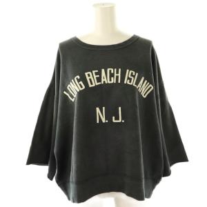 HALF SLEEVE LOGO SWEAT プルオーバー スウェット トレーナー F ダークグレー /DF