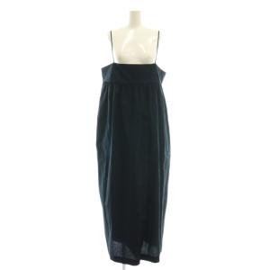 25SS コットンブロードキャミワンピース ロング F 紺 /NR OS