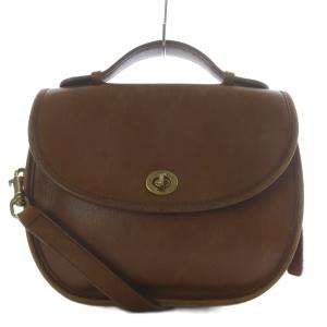 オールドコーチ レザー フラップ ハンドバッグ ワンハンドル ショルダーバッグ ワンショルダー 2way