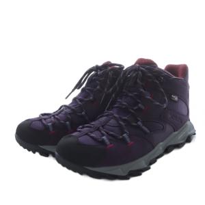 Columbia セイバー6 MID アウトドライ ワイド トレッキングシューズ スニーカー US6.5 パープル YK9060