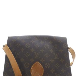 LOUIS VUITTON モノグラム カルトシエール MM ショルダーバッグ ブラウン M51253