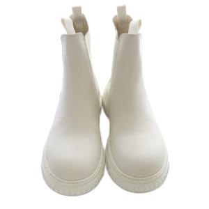 Christian Dior D-racer カーフスキン ショートブーツ 35.5 オフホワイト