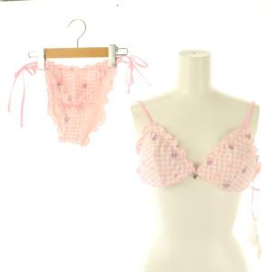 25SS Esther Bunny x SLY SWIM WEAR 水着 スイムウェア ビキニ F ピンク