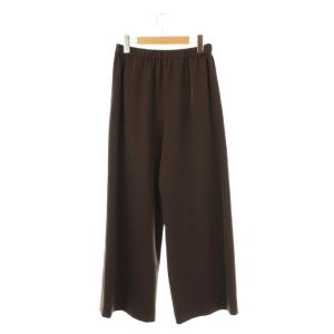 EVERYDAY I LIKE 25SS Effortless ワイドパンツ イージーパンツ 36 ブラウン /ES OS SH