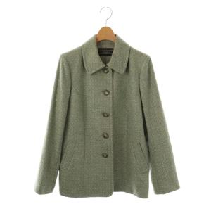 ロロピアーナ カシミヤ ショートコート ステンカラー 7 グレー /DF OS