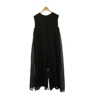 Ameri VINTAGE MEDI 2WAY ROMPERS オールインワン サロペット ワイドパンツ S 黒 /CX OS