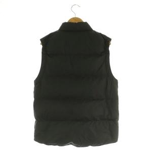 STUDIOUS ダウンベスト スナップボタン 2 ブラック /MY OS