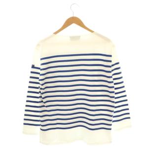 SAINT JAMES NAVAL 長袖プルオーバー カットソー ボーダー ML ブルー ホワイト /HK OS
