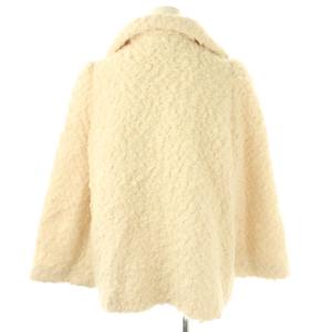 M'S GRACY ボアジャケット アウター ステンカラー 38 アイボリー /CX OS