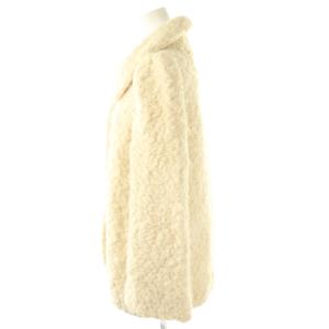 M'S GRACY ボアジャケット アウター ステンカラー 38 アイボリー /CX OS