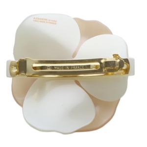 Alexandre De Paris バレッタ カメリアモチーフ ピンク アイボリー /YO28