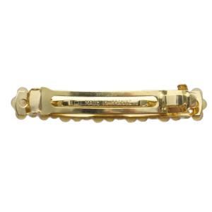 Alexandre De Paris バレッタ ラインストーン ゴールド色 /YO9