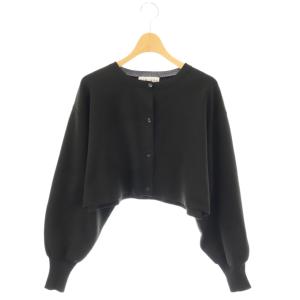 hort oblong knit CD ニット カーディガン クロップド F 黒 460FSS70-0260