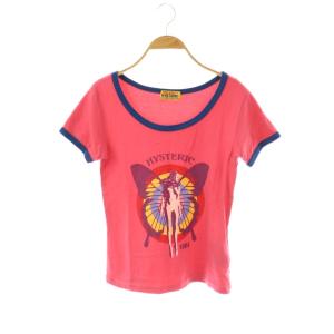 24SS HYSTERIC BUTTERFLY チビTシャツ カットソー 半袖 ピンク F マルチカラー