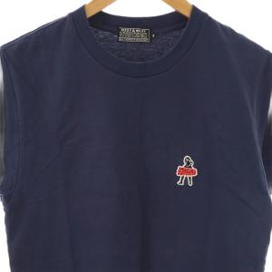 HYSTERIC GLAMOUR 24AW VIXEN GIRL ワッペン Tシャツ カットソー 半袖 S ネイビー /DF OS