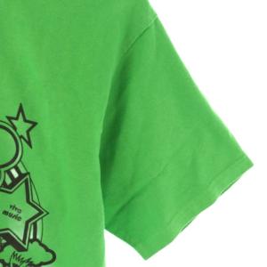 HYSTERIC GLAMOUR VIVA MUSIC Tシャツ カットソー プリント S グリーン ブラック /CX OS