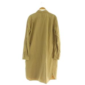 MHL. コットン シャツワンピース ロング 長袖 2 ベージュ /MY OS