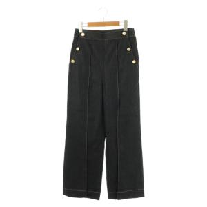 23SSデニムライクワイドパンツ ジーンズ 36 インディゴ /CX OS SH