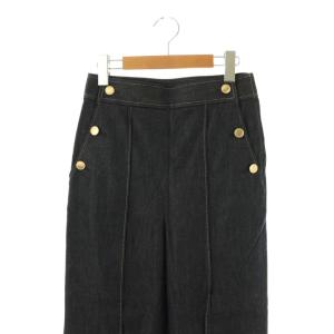 ANAYI 23SSデニムライクワイドパンツ ジーンズ 36 インディゴ /CX OS SH