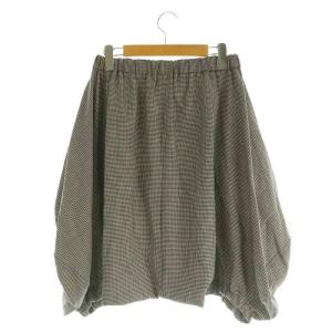 BLACK COMME des GARCONS AD2013 千鳥格子柄 ウール サルエルパンツ XS ブラック /MY OS