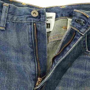 JUNYA WATANABE コムデギャルソン AD2019 サルエルデニムパンツ ジーンズ ジッパーフライ コットン XS 紺 /NR