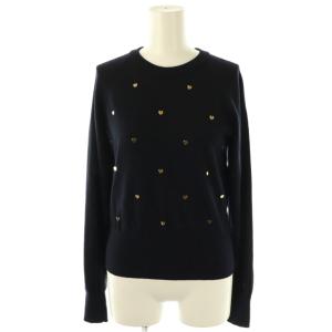 25SS CHARM KNIT ニット セーター 長袖 S ネイビー /DF OS