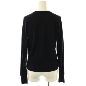MACPHEE 25SS CHARM KNIT ニット セーター 長袖 S ネイビー /DF OS