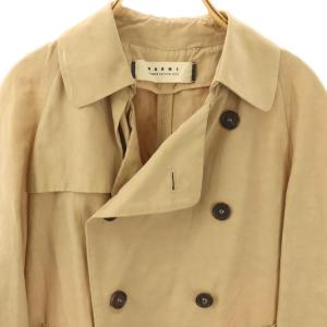 MARNI スプリングコート アウター リネン混 38 ベージュ /NR OS