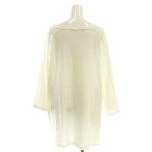 Framework 25SS ハーフスリーブロゴTEE Tシャツ カットソー 七分袖 コットン 白 黒 /NR OS