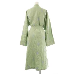 NE QUITTEZ PAS! 23SS Cotton Linen Twill Embroidery Coat スプリングコート ロング