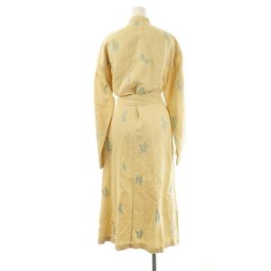 NE QUITTEZ PAS! 23SS Cotton Linen Twill Embroidery Coat スプリングコート ロング